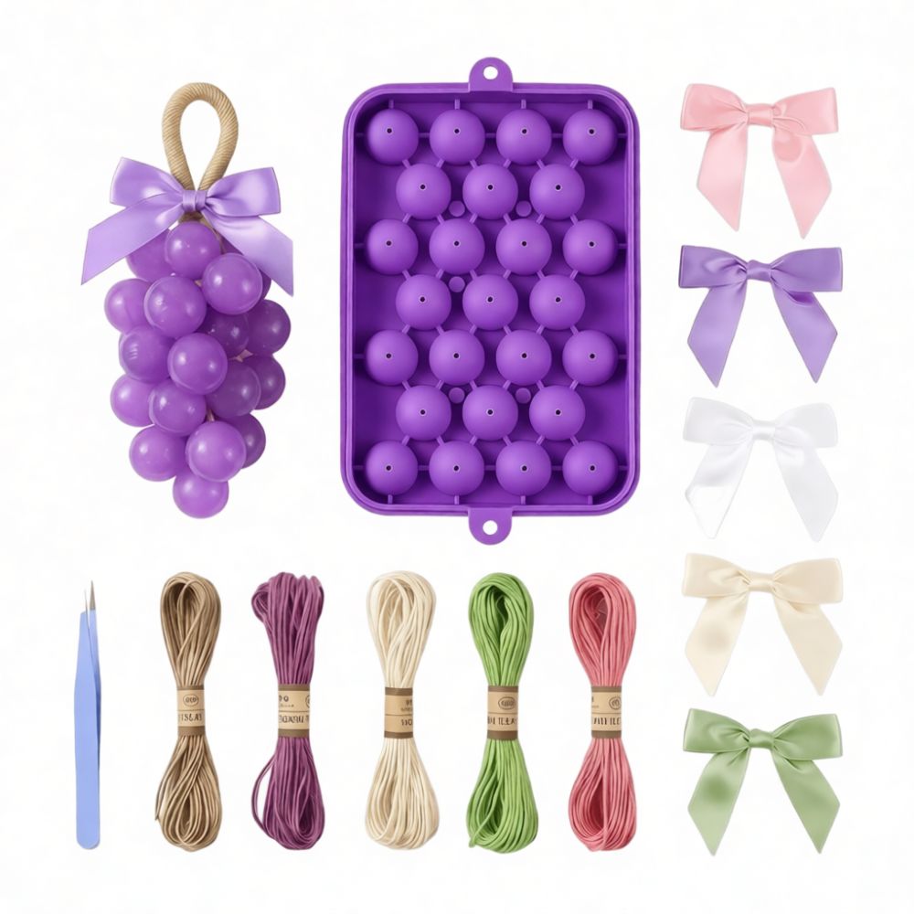 Soap Making Gifts - Trauben-Silikonform, Form zur Herstellung von Seifen