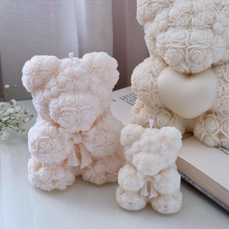 Rose Schleife Bär Kerze Siliko – Soap Making Gifts Bewertung und Preis